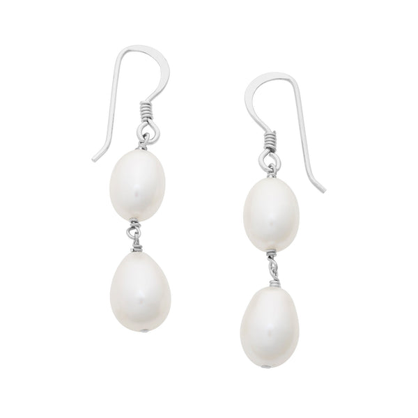 Sterling Silver Freshwater Pearl Earrings