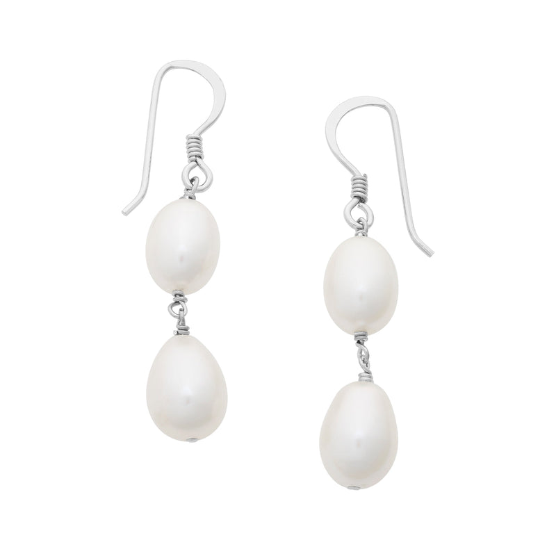 Sterling Silver Freshwater Pearl Earrings