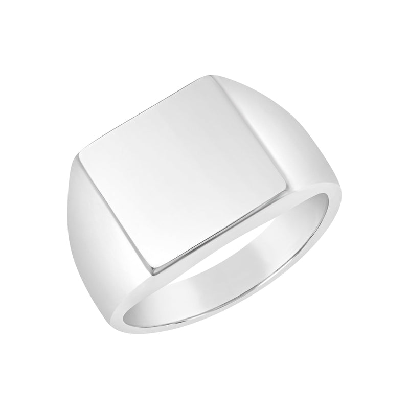 Sterling Silver Square Signet Ring