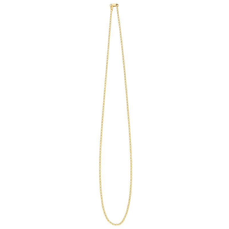 9ct Gold Silver Filled 45cm Chain