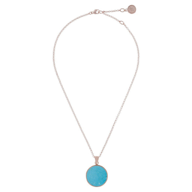 Bronzallure Magnesite  Disc Necklace