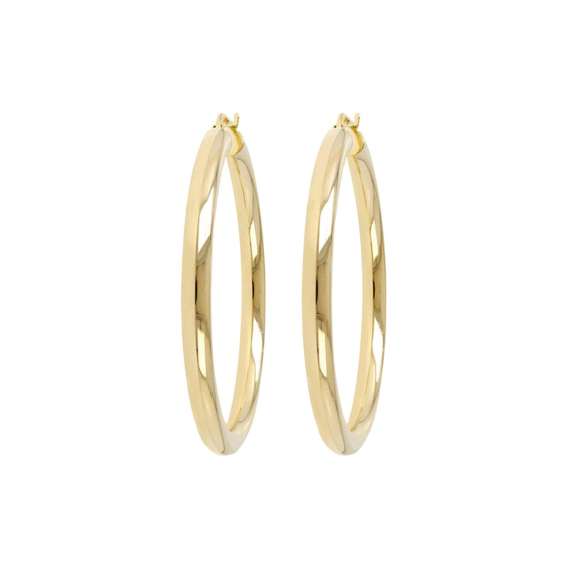 Bronzallure Medium Purezza Golden Hoop Earrings