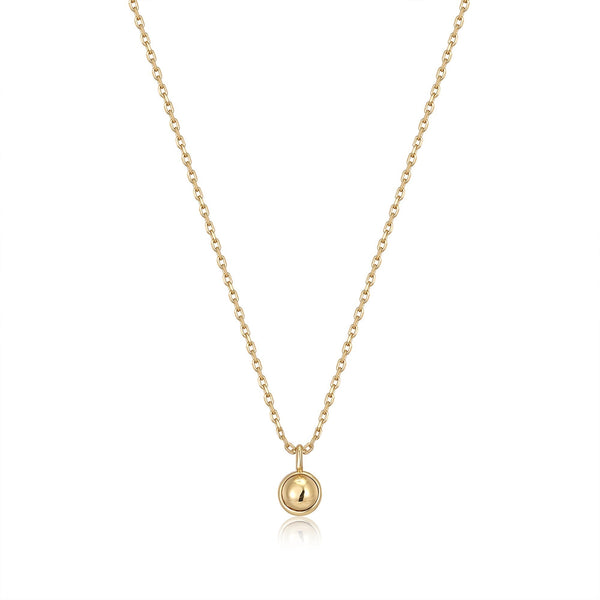 Ania Haie Gold Orb Drop Pendant Necklace