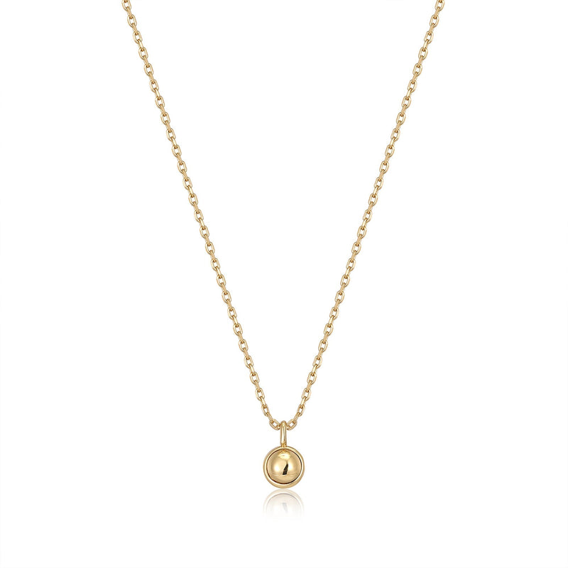 Ania Haie Gold Orb Drop Pendant Necklace