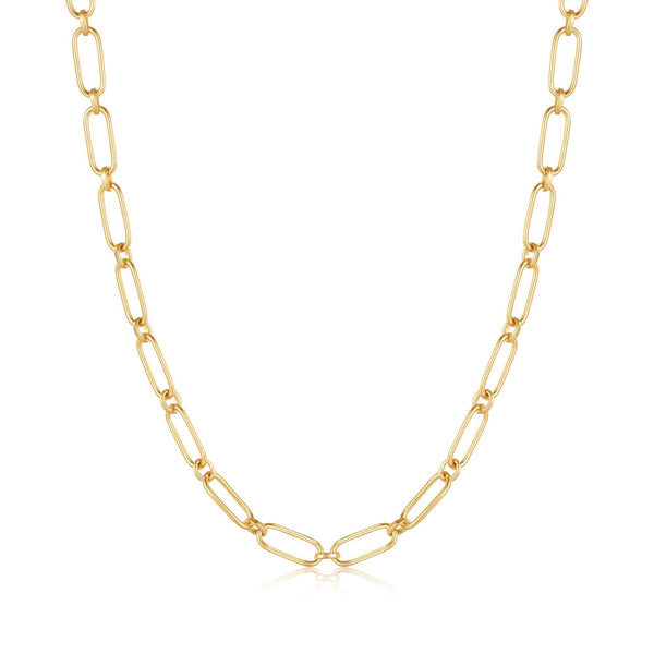 Ania Haie Gold Cable Connect Chunky Chain Necklace