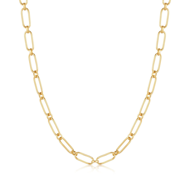 Ania Haie Gold Cable Connect Chunky Chain Necklace