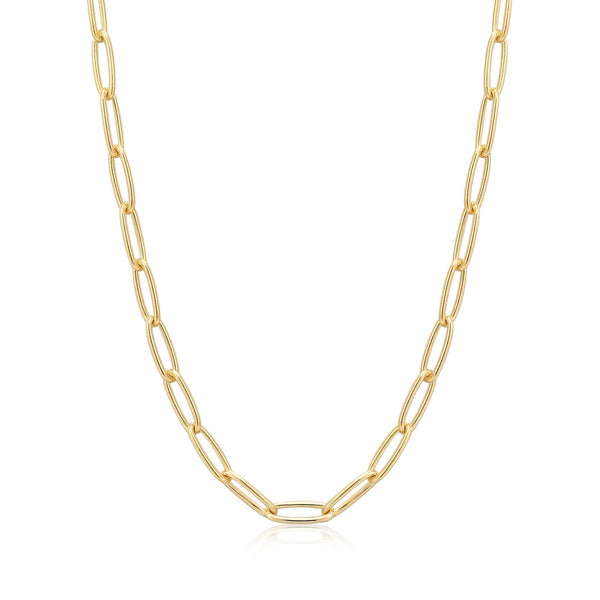 Ania Haie Gold Paperclip Chunky Chain Necklace