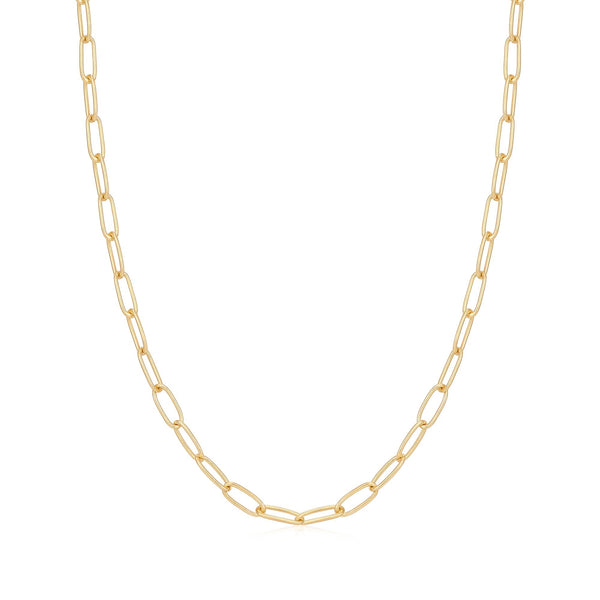 Ania Haie Gold Link Charm Chain Necklace