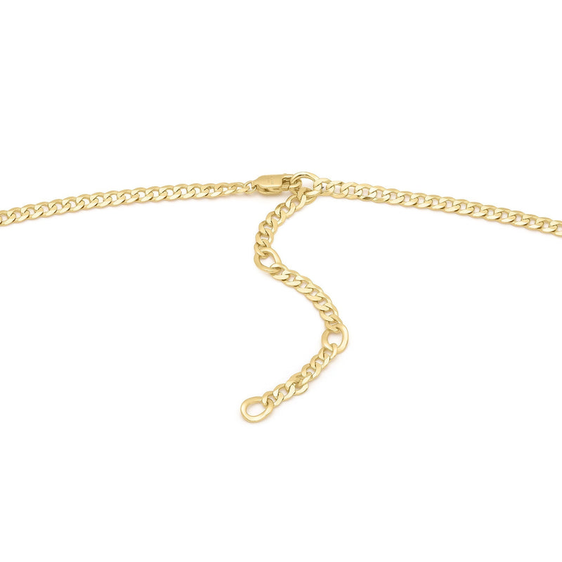 Ania Haie Gold Curb Chain Charm Connector Necklace