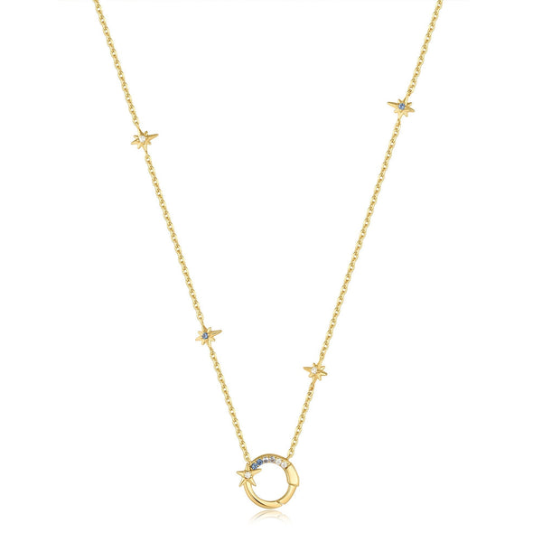 Ania Haie Gold Star Chain Charm Connector Necklace