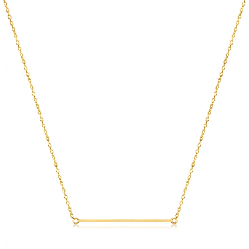 Ania Haie 14ct Gold Solid Bar Necklace