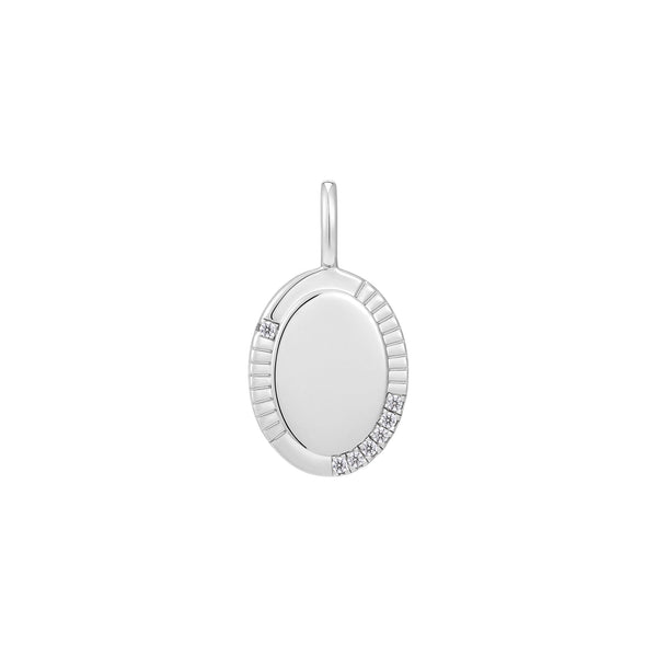 Ania Haie Silver Oval Charm