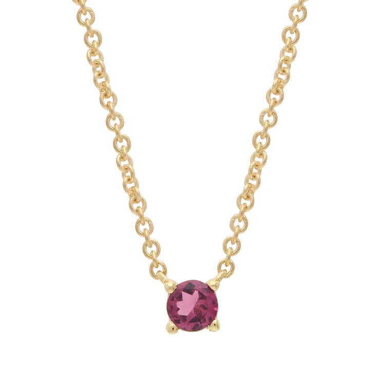 Tourmaline Necklace 40-45cm in 9ct Yellow Gold