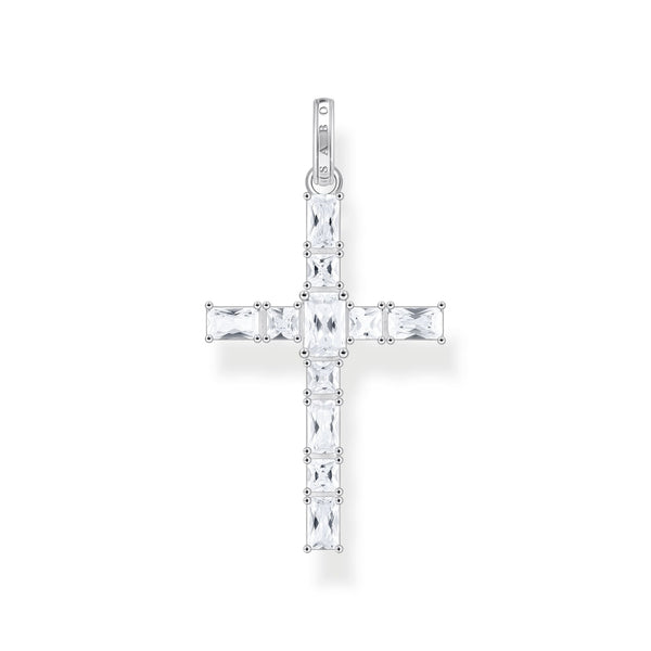 THOMAS SABO Silver Cross pendant with white zirconia