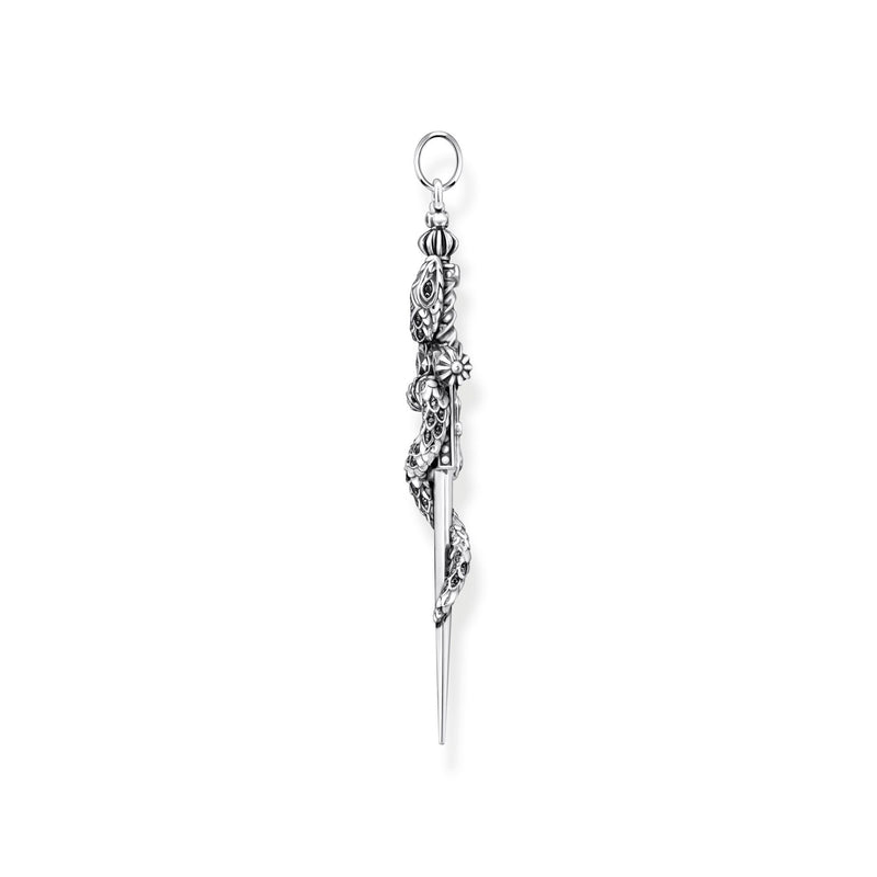 THOMAS SABO Pendant blackened sword with snake