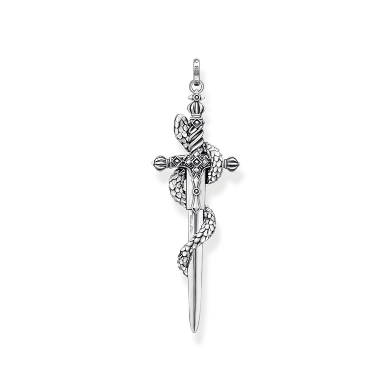 THOMAS SABO Pendant blackened sword with snake