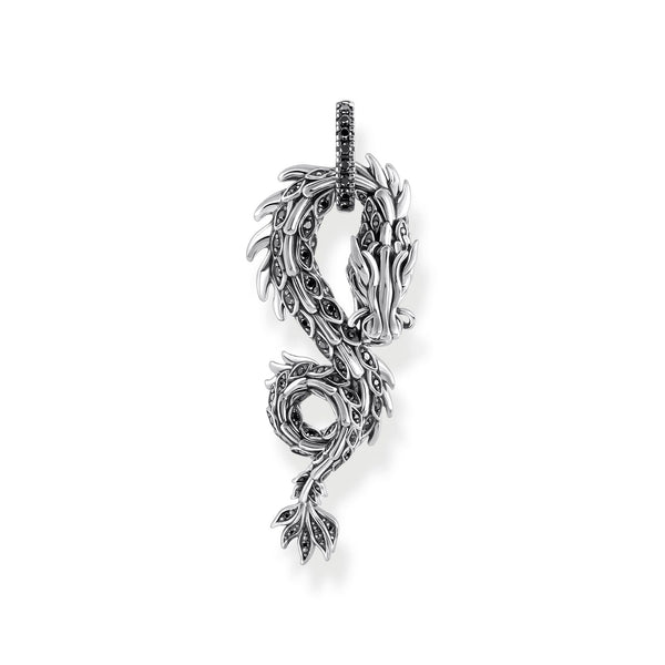 THOMAS SABO Dragon pendant with black zirconia large
