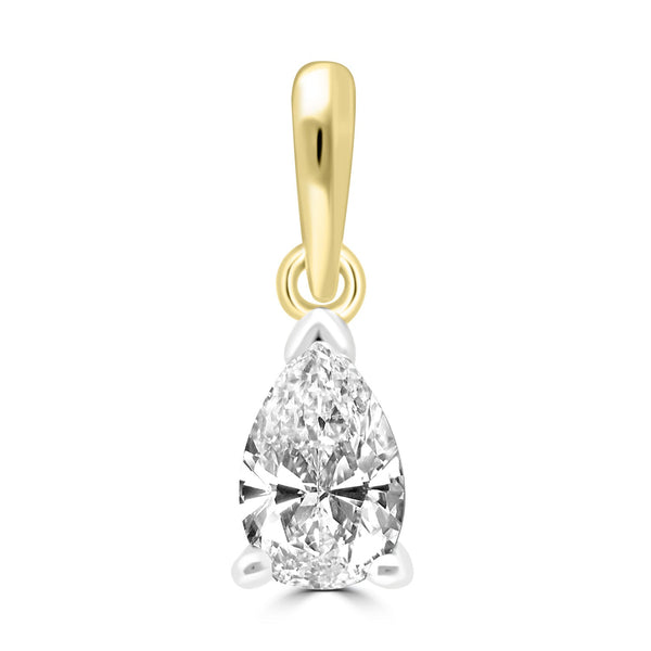 0.20ct HI I1 Diamond Pendant in 9ct Yellow Gold