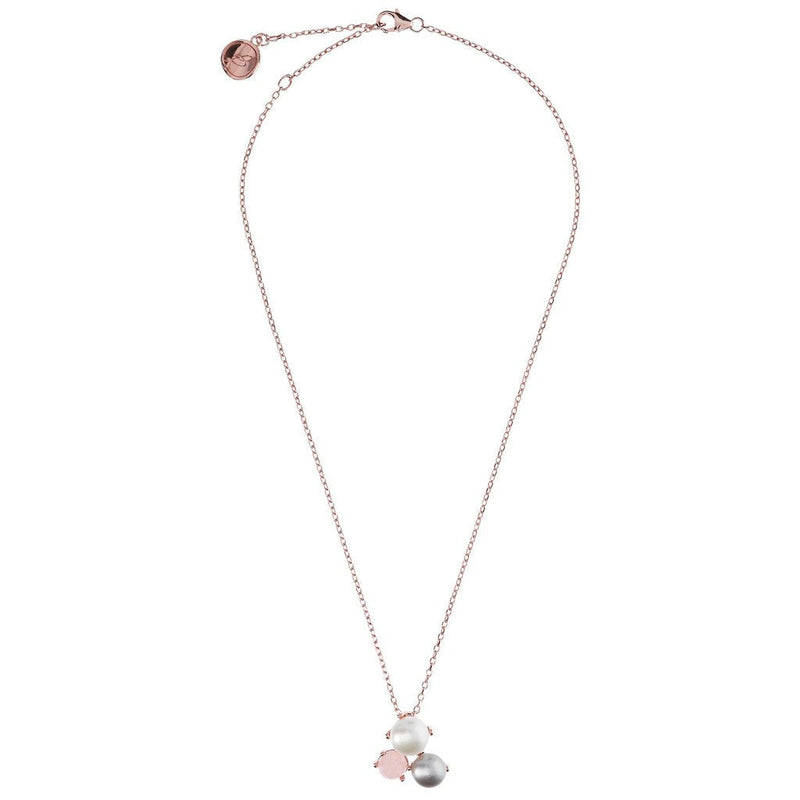 Bronzallure Pearl Small Cluster Necklace