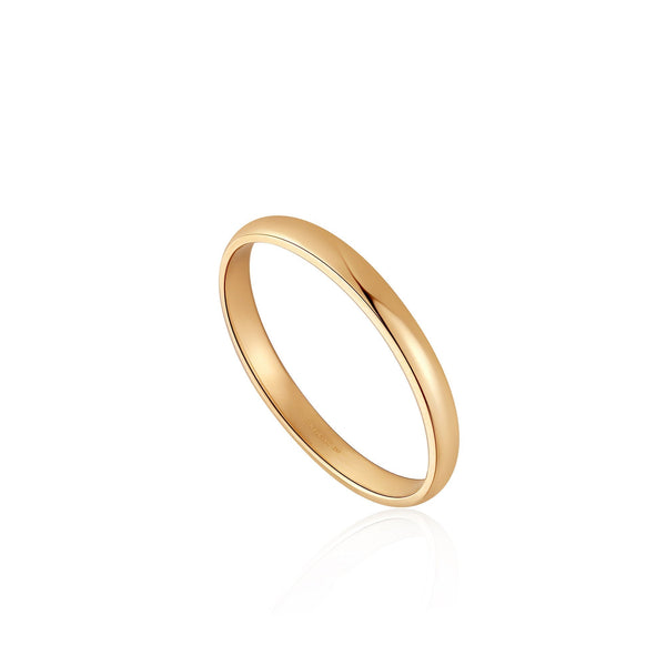 Ania Haie 14ct Gold Stargazer Band Ring