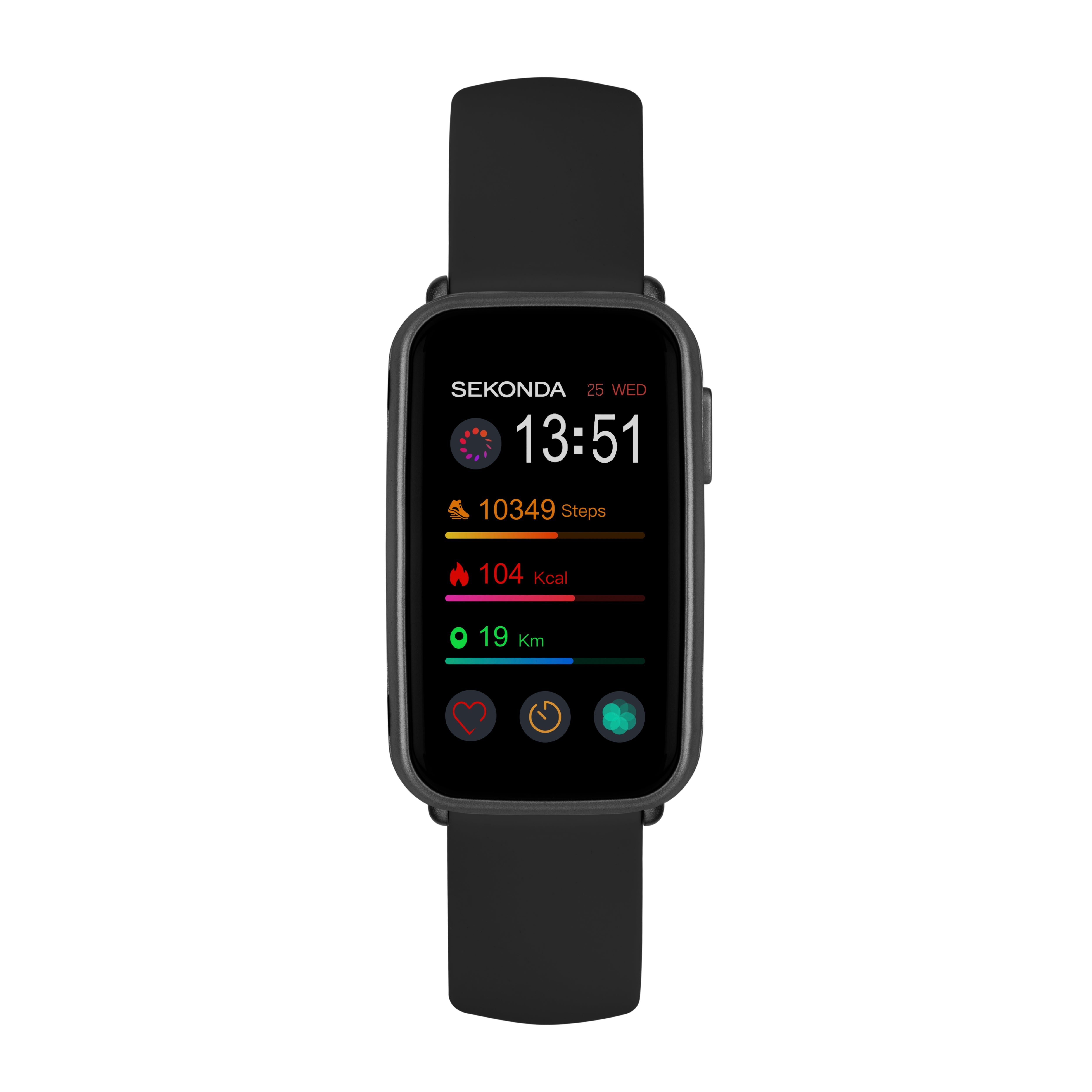 Sekonda Smart Track LCD Black Watch - SK30171