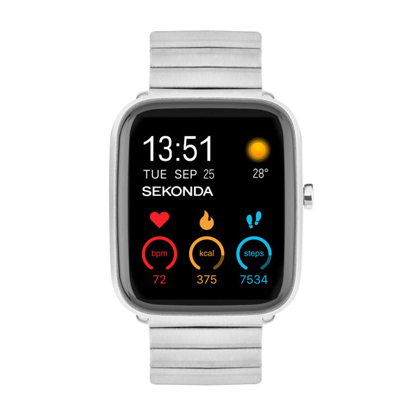 Sekonda Smart Motion+ LCD Silver Watch - SK30221