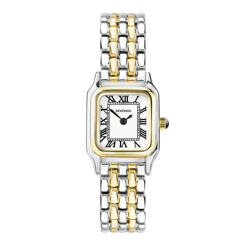 Sekonda Monica Silver & Gold Watch - SK40125