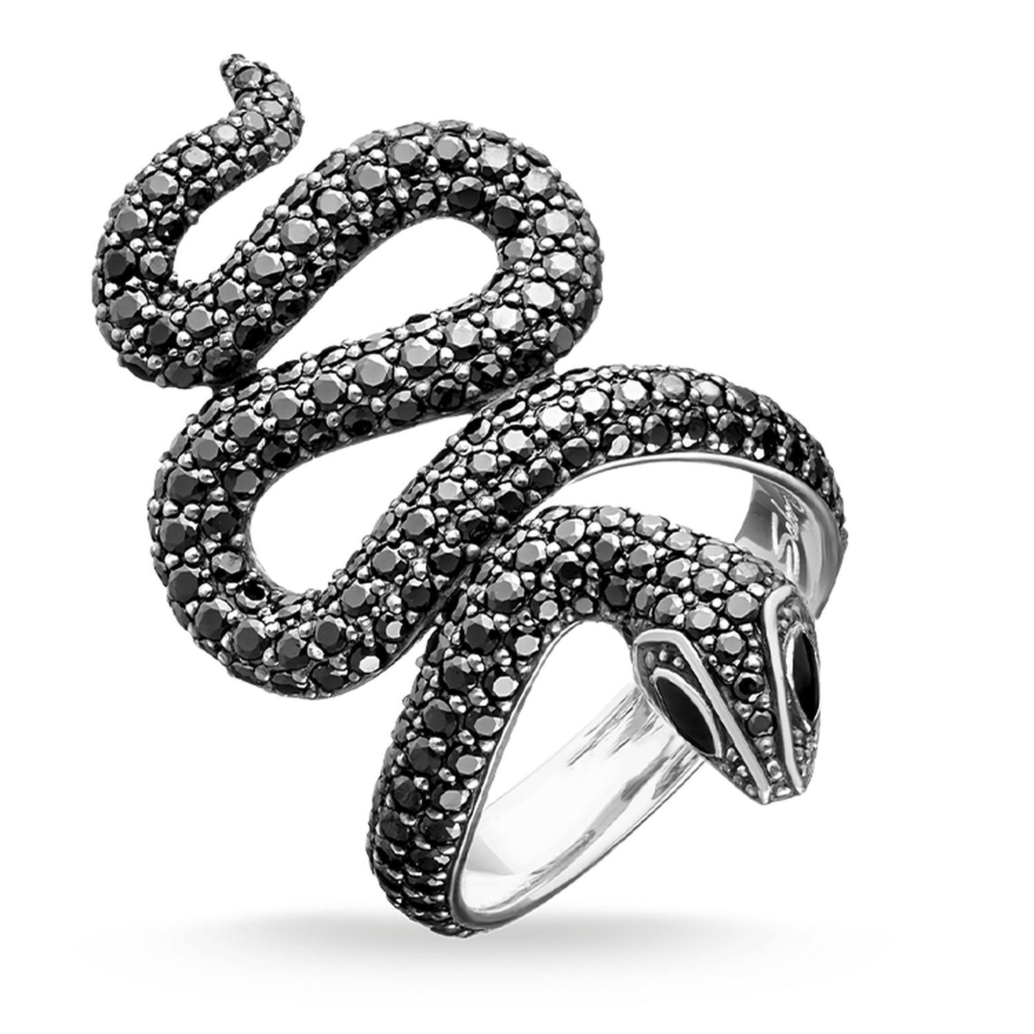 THOMAS SABO Ring "Black Snake Pave"