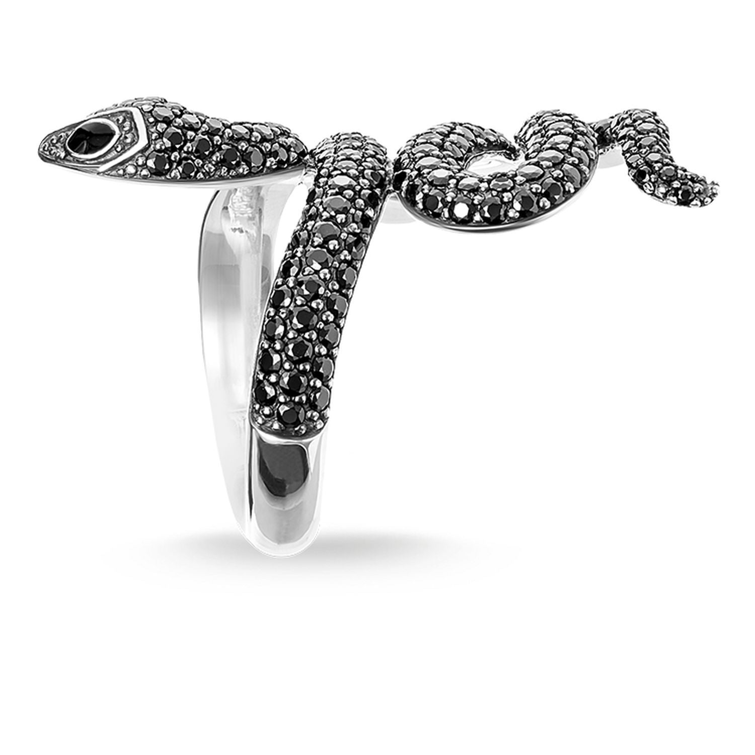 THOMAS SABO Ring "Black Snake Pave"