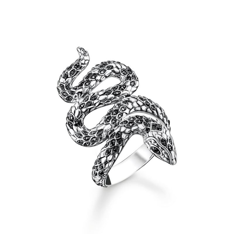 THOMAS SABO Ring blackened snake