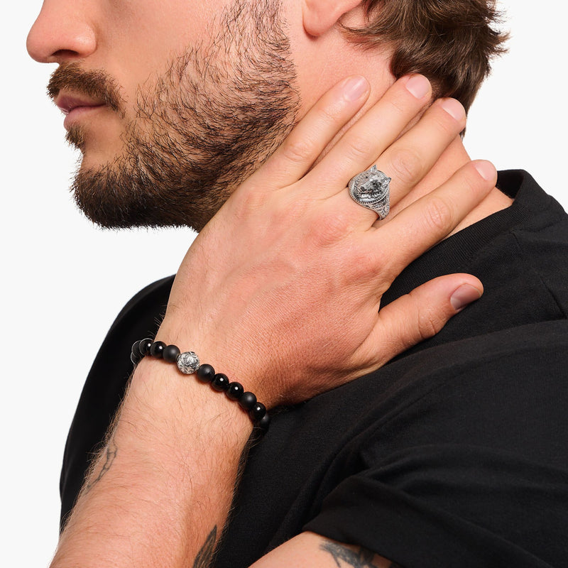 THOMAS SABO Rebel Wolf Signet Ring