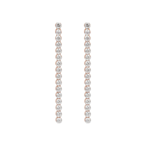 Bronzallure Altissima Tennis Earrings