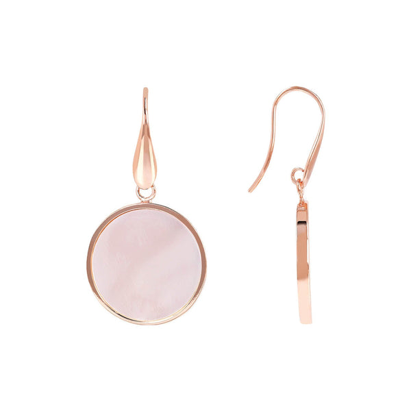 Bronzallure Stone Mini Disc Earrings