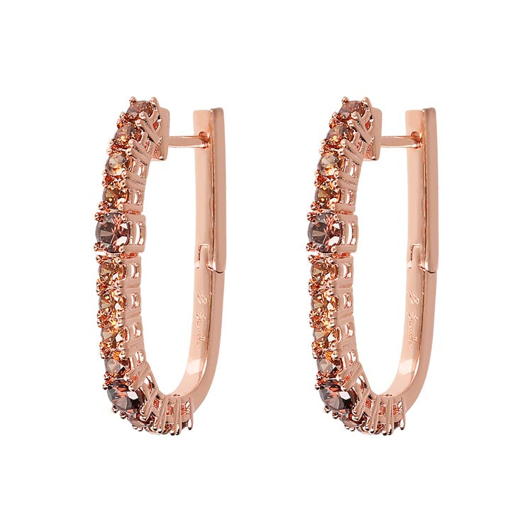 Bronzallure Miss Bronzallure Cubic Zirconia Huggie Earrings