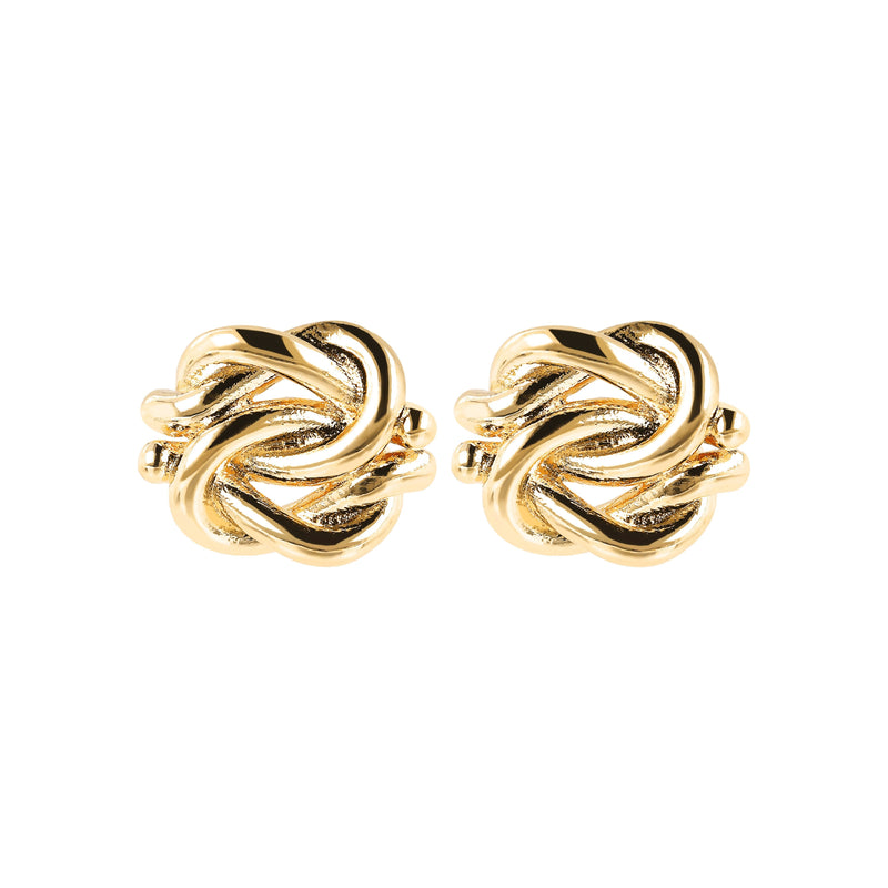 Bronzallure Knot Golden Earrings