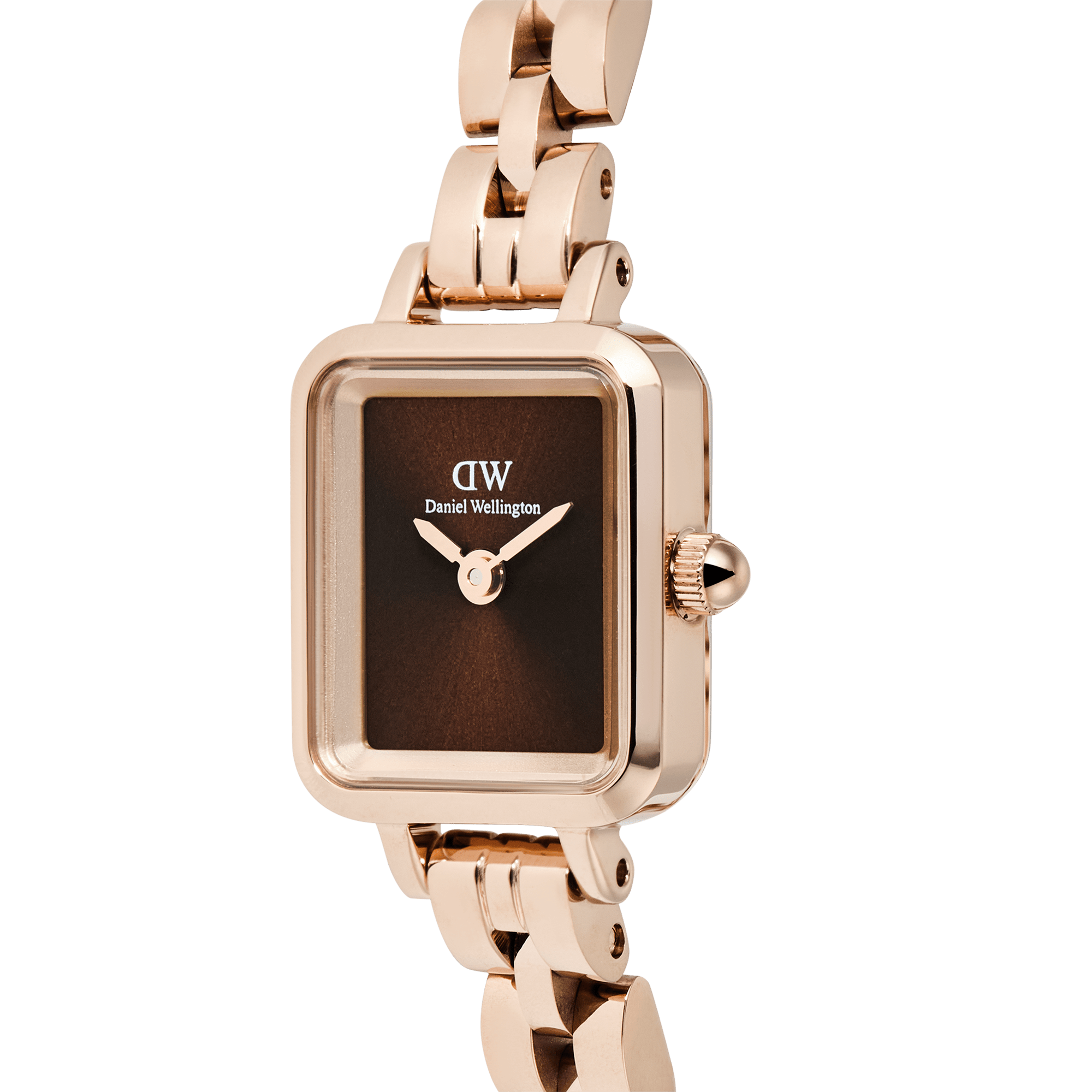 Daniel Wellington Quadro Mini Arch 3-link Amber Sunray Rose Gold