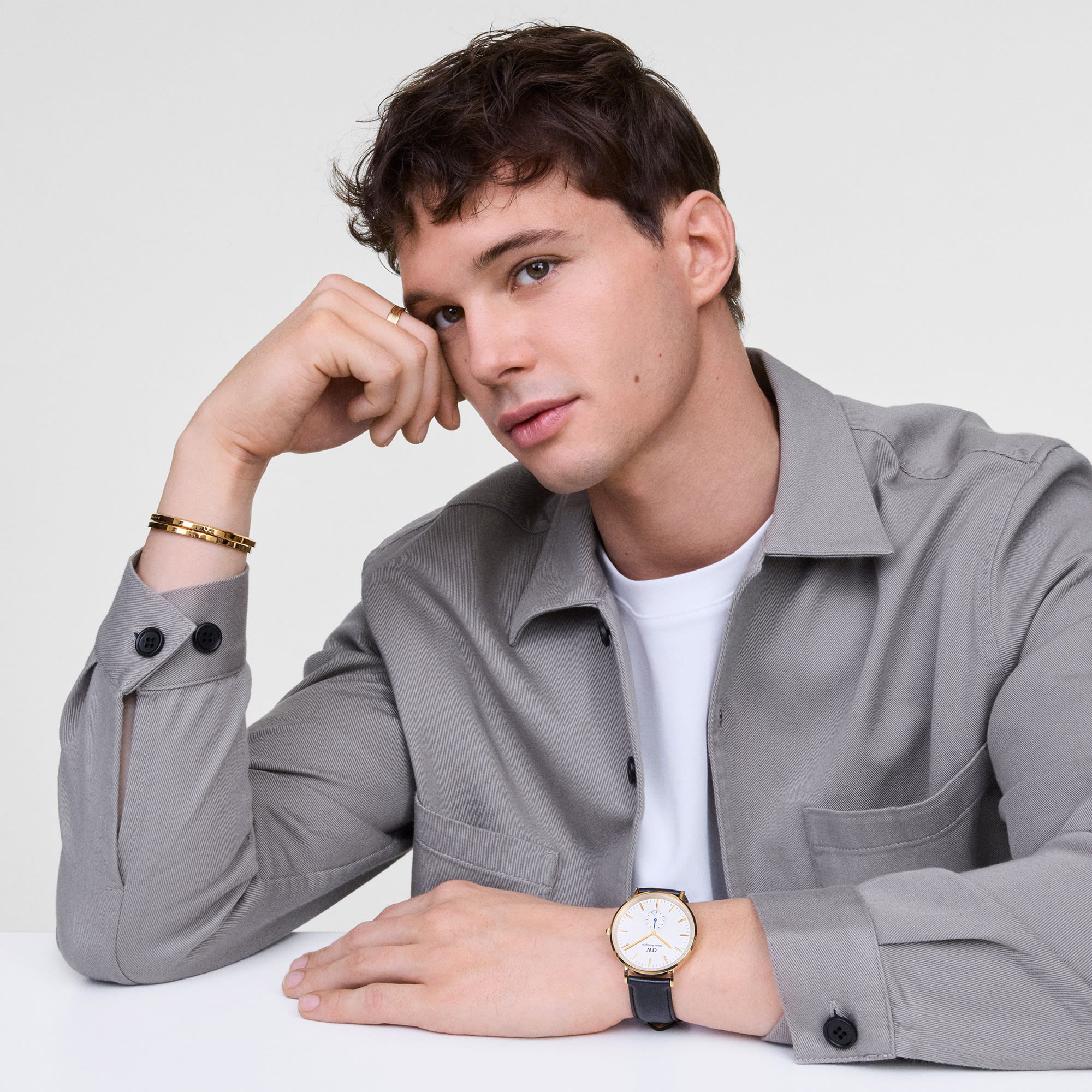 Daniel Wellington Classic Multi-Eye Sheffield Off-white Sunray Gold