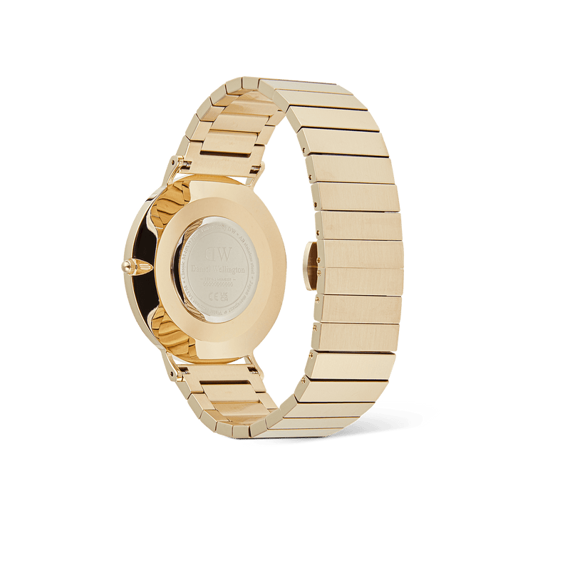 Daniel Wellington Classic Piano Link Gold Unitone Watch – Ellyse