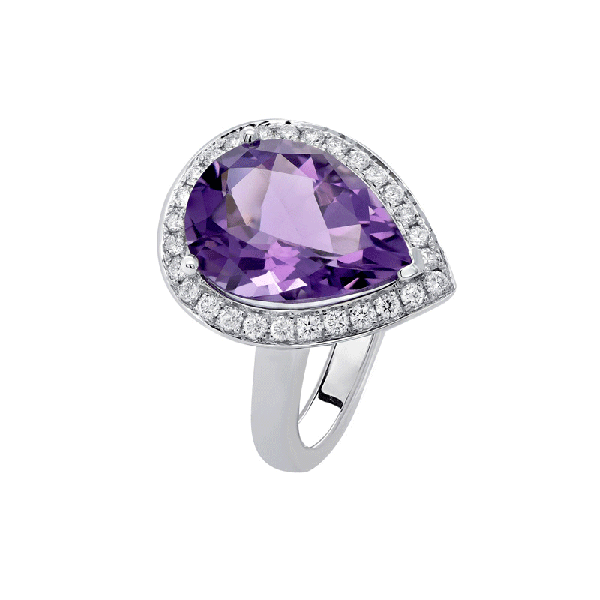 18ct Gold AmethystRings