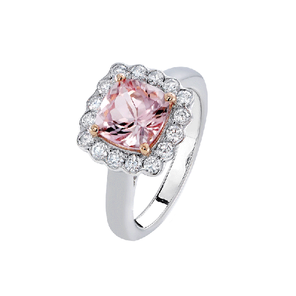 18ct Gold Morganite Rings