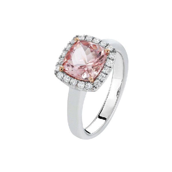 18ct Gold Morganite Rings