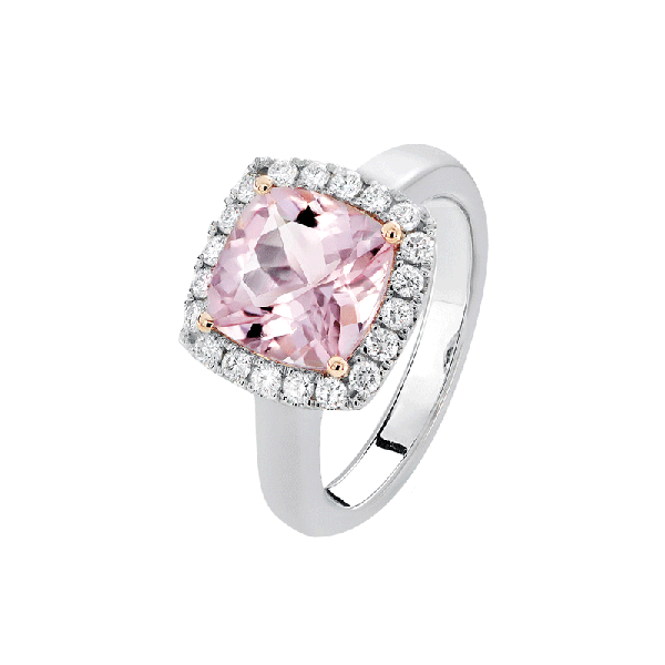 18ct Gold Morganite Rings