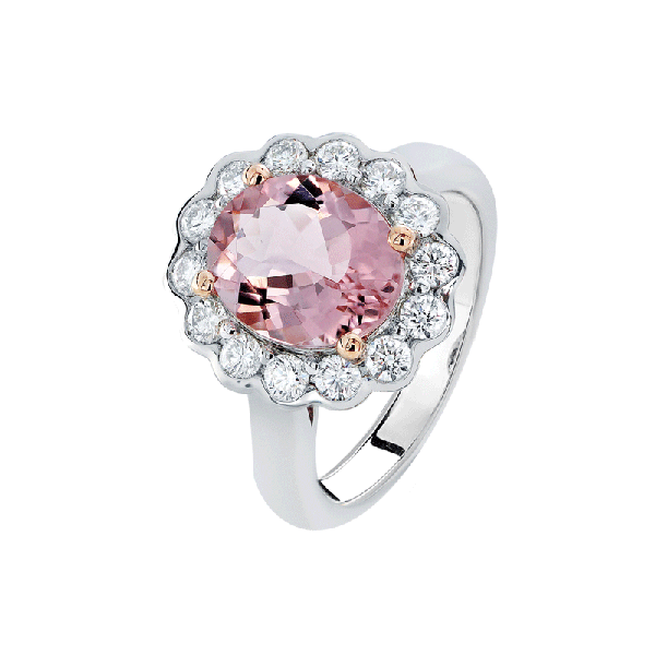 18ct Gold Morganite Rings