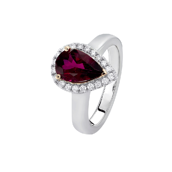 18ct Gold Rubelite Rings