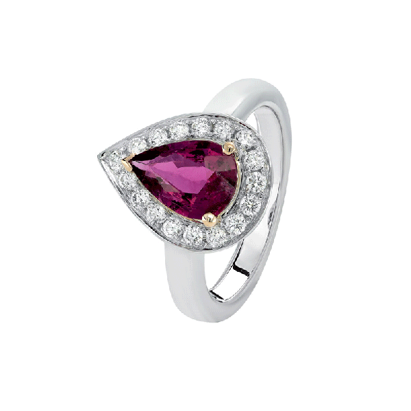 18ct Gold Rubelite Rings