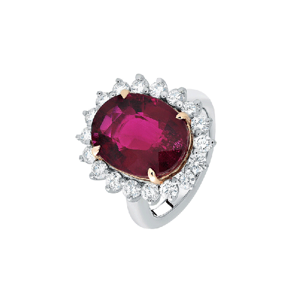 18ct Gold Rubelite Rings