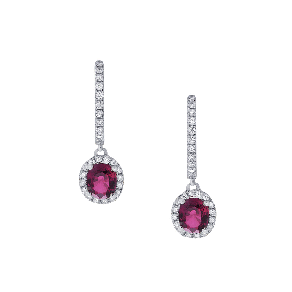 18ct Gold Ruby Earrings