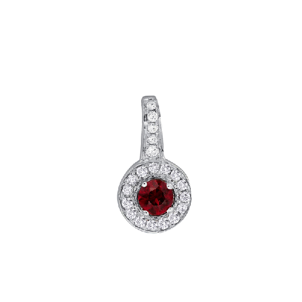 18ct Gold Ruby Pendants