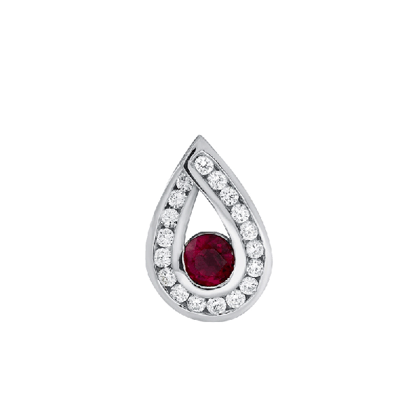 18ct Gold Ruby Pendants