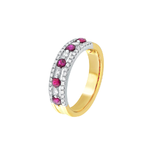 18ct Gold Ruby Rings